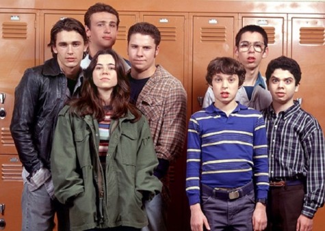 The ensemble cast of Freaks and Geeks Press Released Photo