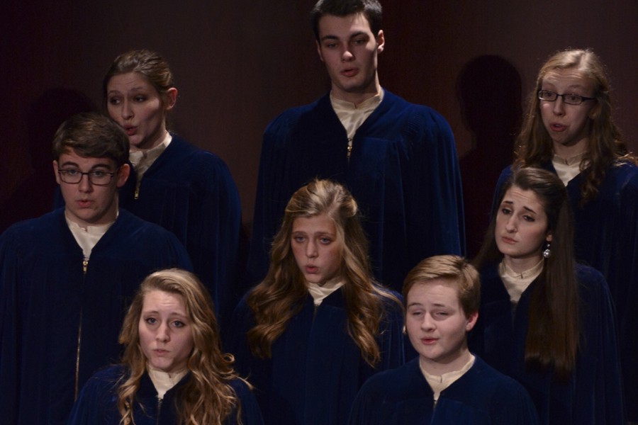 Concert Choir sings with emotion