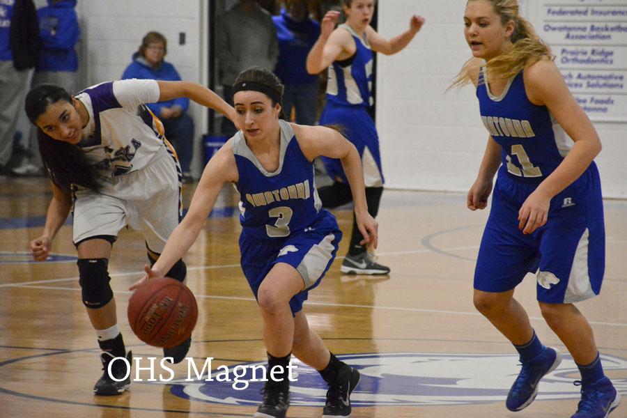 Girls basketball game Feb. 19