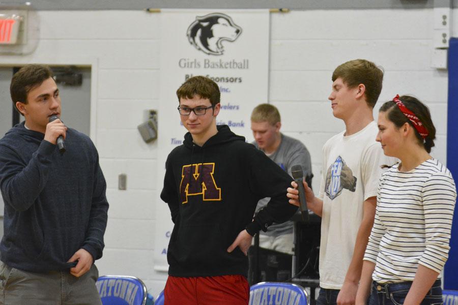 Pep Fest-Adapted Floor Hockey Send Off