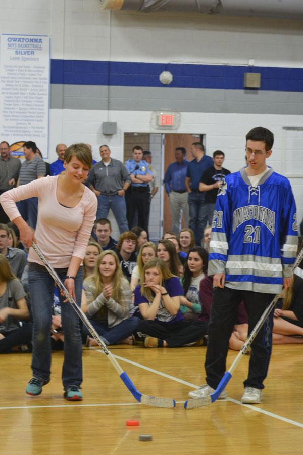 Pep Fest-Adapted Floor Hockey Send Off