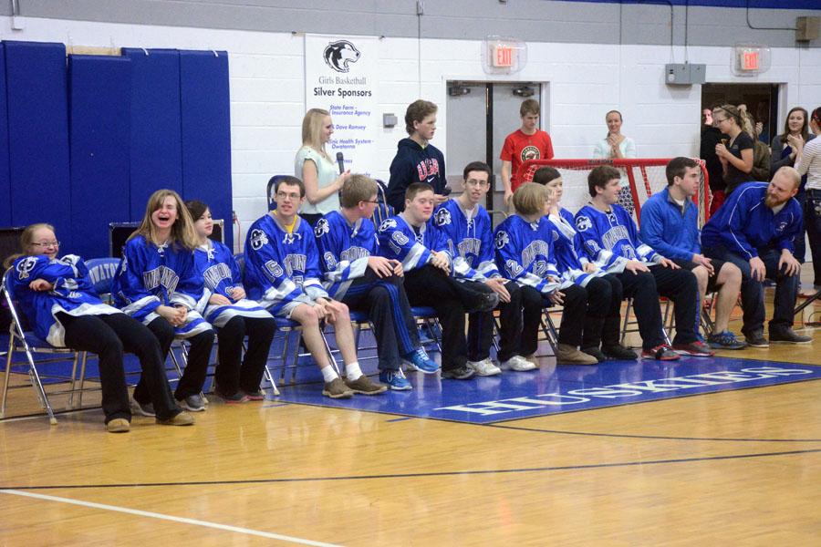 Pep Fest-Adapted Floor Hockey Send Off