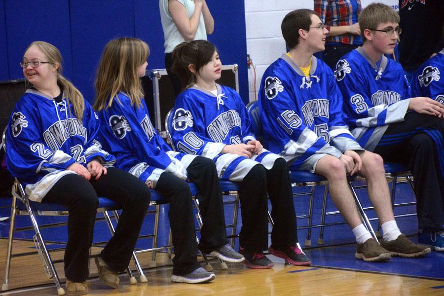 Pep Fest-Adapted Floor Hockey Send Off