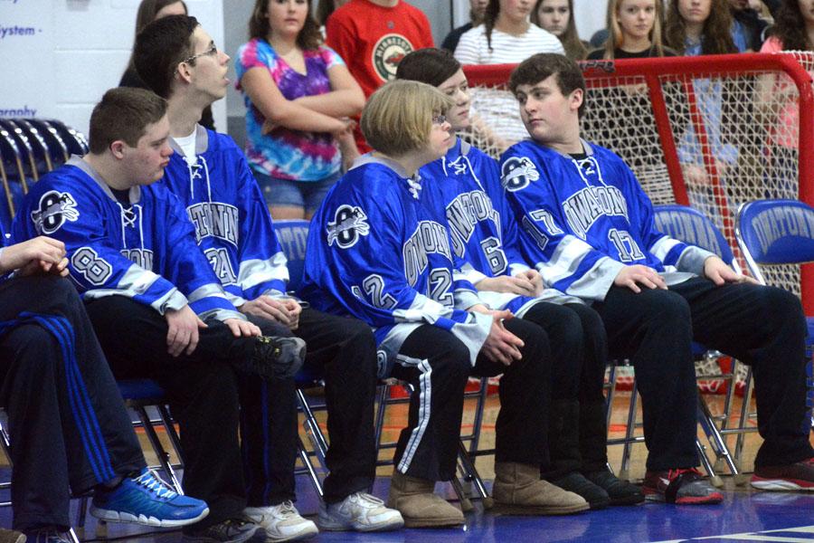 Pep Fest-Adapted Floor Hockey Send Off