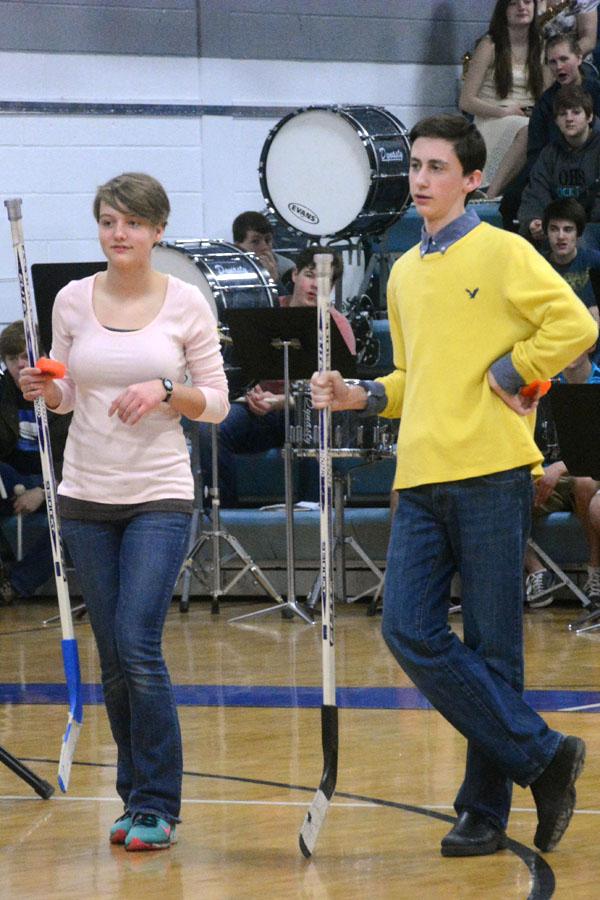 Pep Fest-Adapted Floor Hockey Send Off