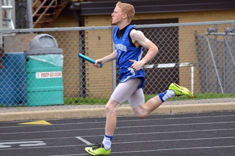 Jacob Zabel in the relay race