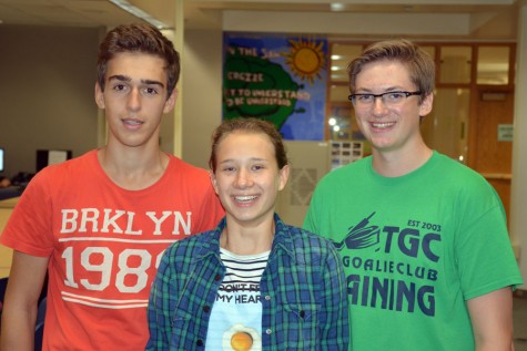 Left: Dominik (German) Middle: Valeria (German) Right: Joey Howell (OHS) Nor pictured: Anna Weisenburger (OHS)