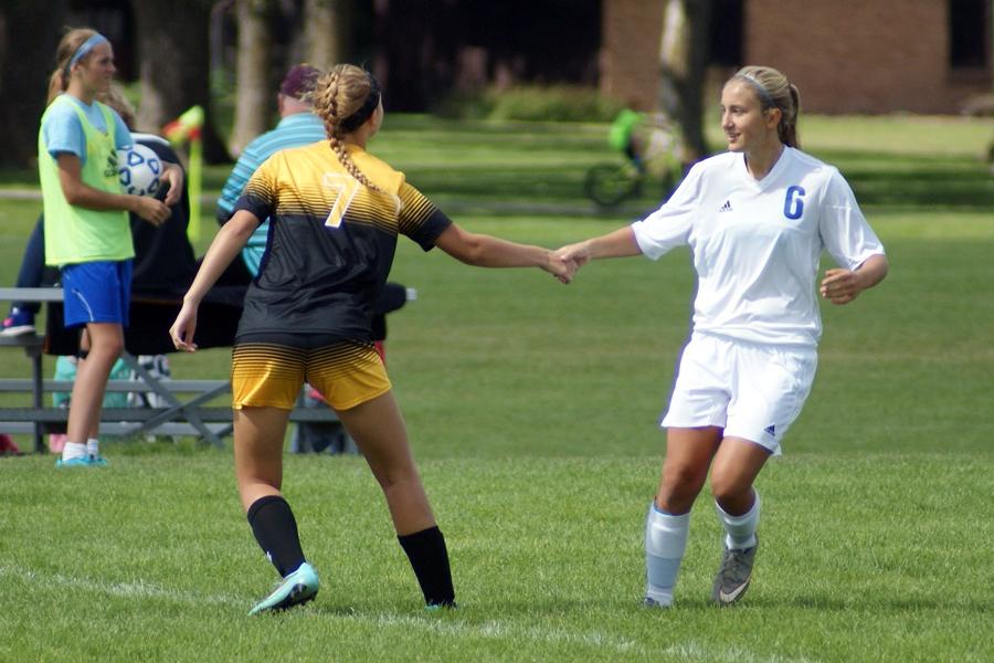 Girls Soccer hot Big 9 start