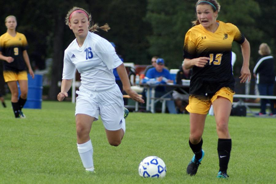 Girls Soccer hot Big 9 start