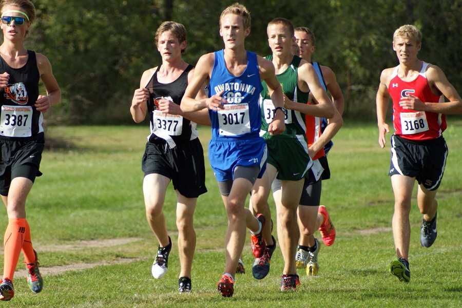 Boys cross country moving towards the top