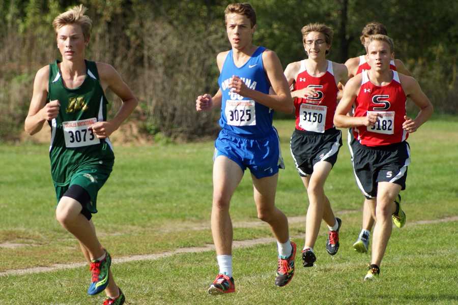 Boys cross country moving towards the top