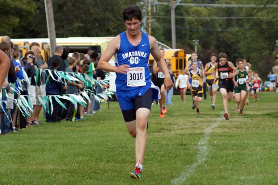 Boys cross country moving towards the top