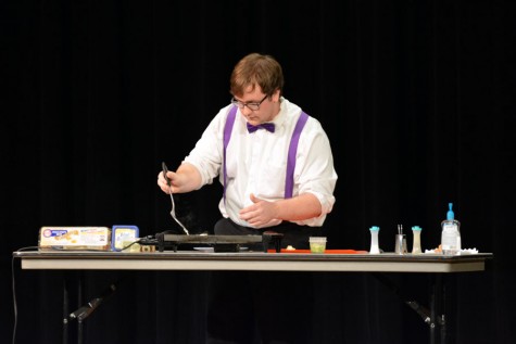 Colton Heilman cooks for his talent 