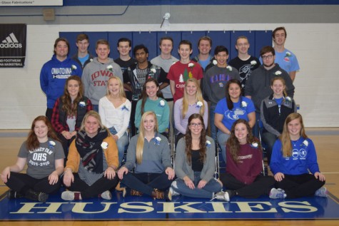 R-L Floor: Grace Pyatt, Jayce Bogen, Maddie Zulk, Macey Tellijohn, Cheyenne Krampitz, Millie Wanous Sitting: Laura Bloomenrader, Anna Keltto, Ciena Raden, Ari Olson, Zoie Pena, Meghan Rethemeier Standing: Brady Ruiter, Riley Arthur, Ghoutham Manokar, Ryan Huxford, Luke Bunkers, Colton Heilman Back Row: Reed Tucker, Thomas Boisen, Jackson Anderson, Jack Redman, Matt Reinhard, Mason Thein 