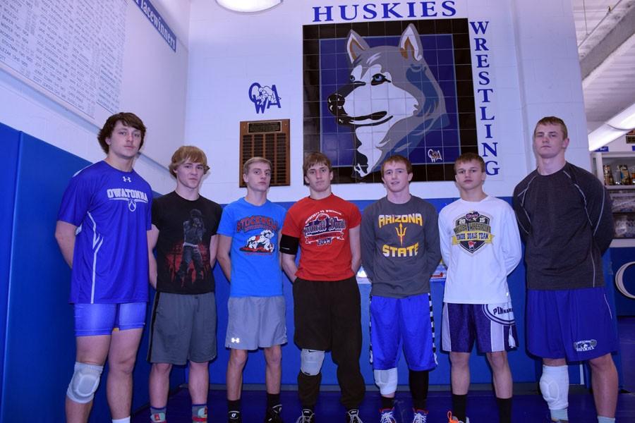 Seven OHS Wrestlers who will be competing at state 