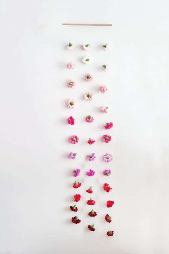 Ombre+Flowers+Wall+Hanging