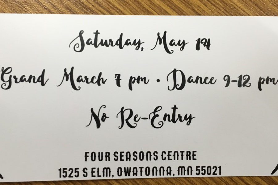 Prom ticket