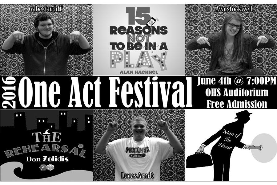 One Act Festival poster 