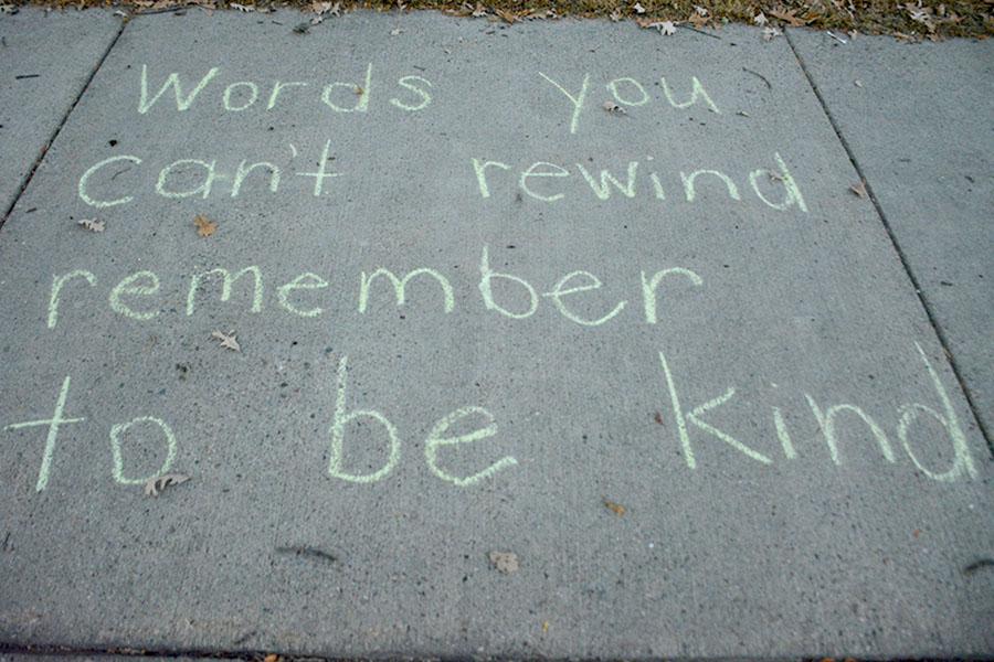 Bringing kindness one chalk at a time