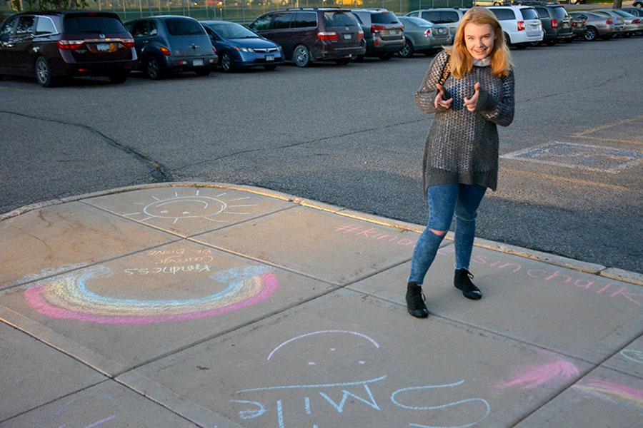 Bringing kindness one chalk at a time