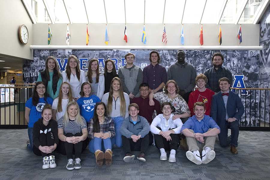 SNOW WEEK TOP 12:
Front L-R: Maya Rohwer, McKenzie Ardnt, Kendall Travis, Daniel Keller, Vince Spurgeon, Nathan Deason
Middle: Ivette Torres, Annabelle Paquin, Callie McCauley, Lexi Langeland, Richard Ong, Isaiah DaMitz, Konner Kubista, Andrew Wall
Back: Samantha Schuster, Amanda Collins, Amy Oldenburg, Bernadette Donlon, Cole Bergeman, Jake Menden, Goy Tut, Boe Lueken
Not Pictured: Carter Broton and Ellie Boisen
