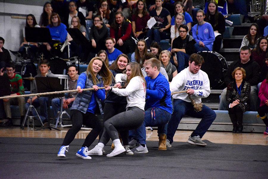 Snow Week coronation pep fest