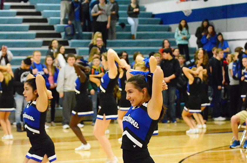 Wrestling and Gymnastics Pep Fest