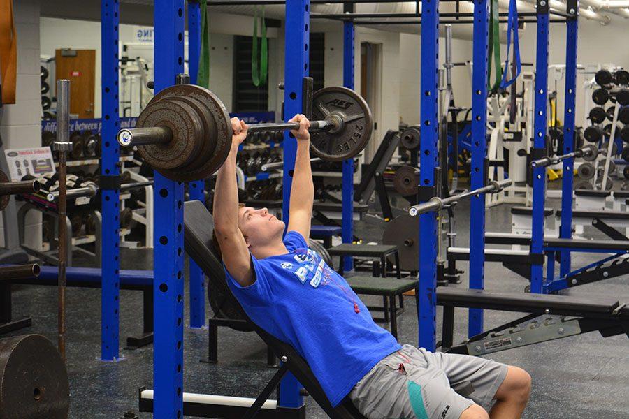 Junior Parker Westphal getting into shape for baseball season 