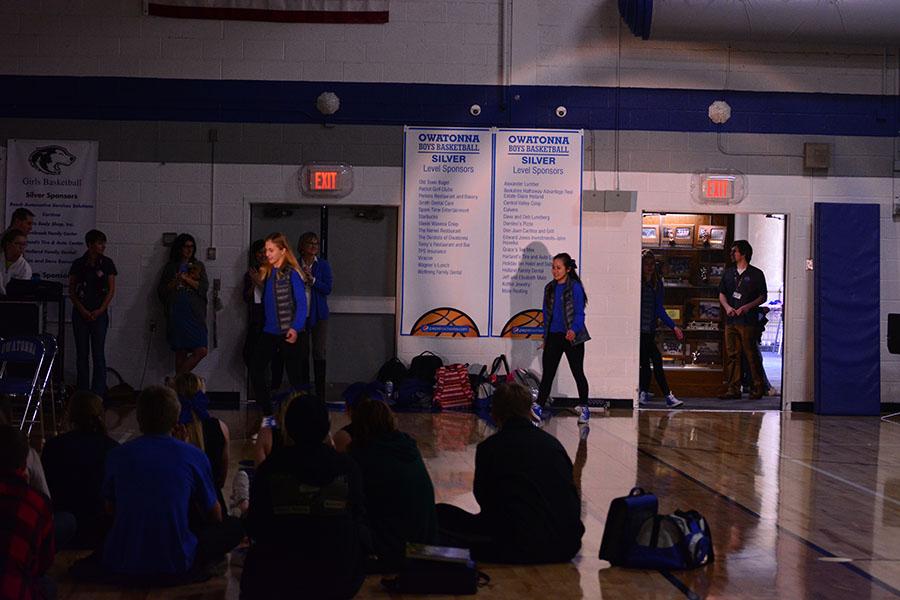 Wrestling and Gymnastics Pep Fest