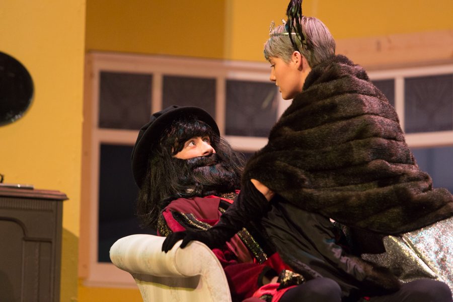 Julia attempts to kiss Tito.
(Anna Weisenburger and Nick Hagen)