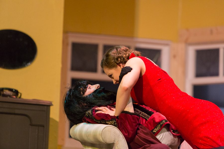  Diana attempts to kiss Tito.
(Kyra Rahn and Jacob Wright)