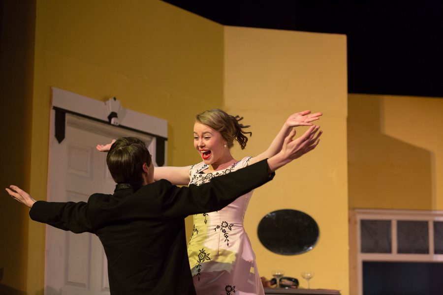Max's singing impresses Maggie 
(Jacob Wright and Greta Jacobson)