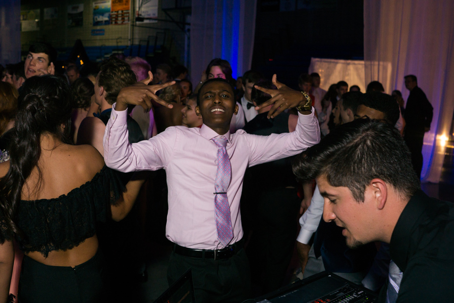  Senior Ibrahim Abdulahi poses for the camera