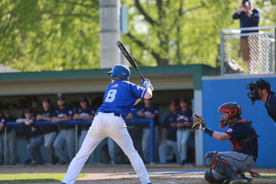 Cody Kiel gets ready to take a swing during his at bat