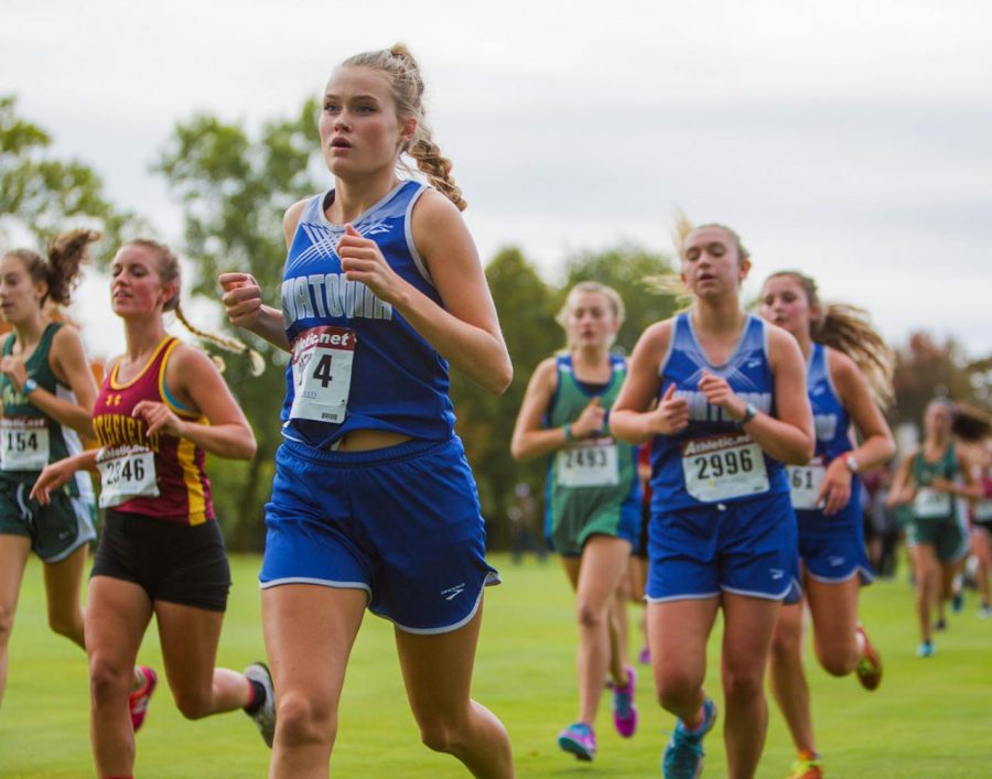 Laura Ebeling running at Brooktree
