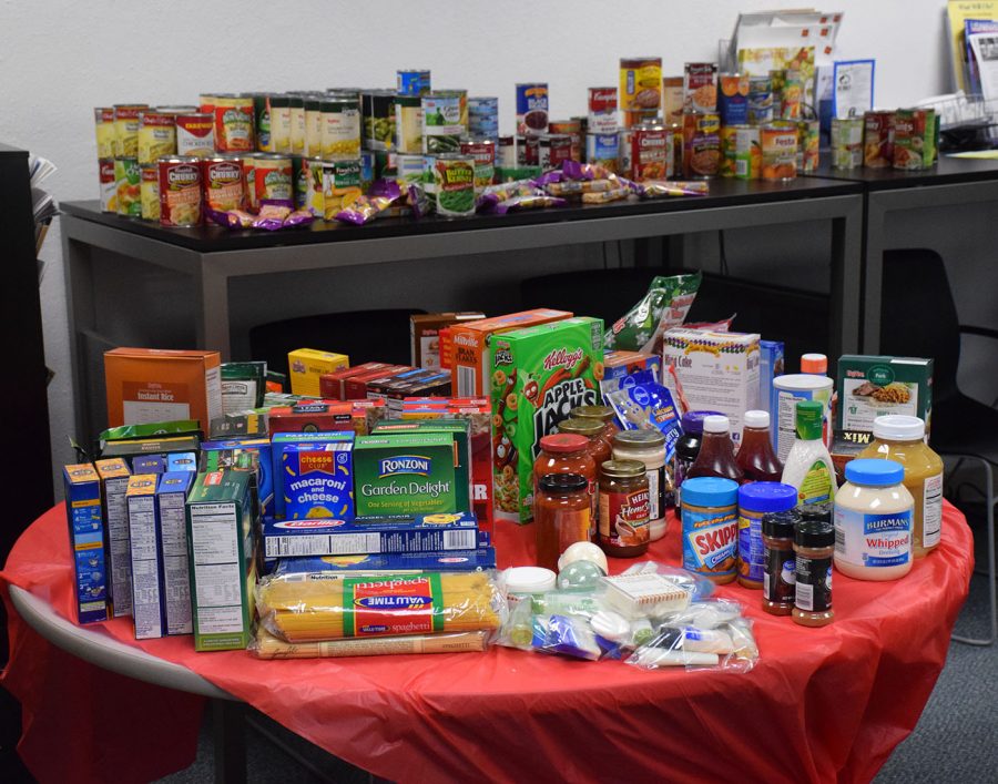 All of the food donations.