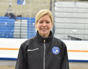 Sarah Murray is in her first year coaching OHS girls hockey