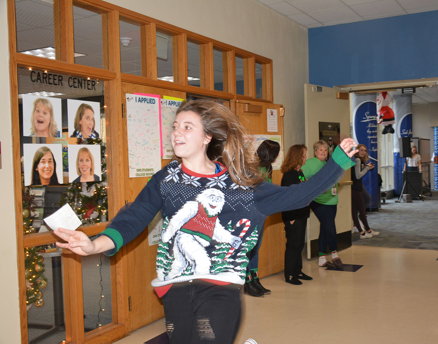 Lots of laughter during Ho Ho Bingo