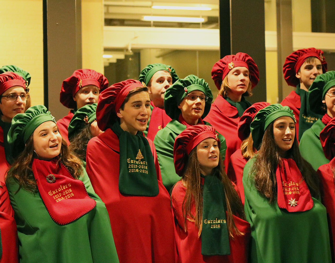 Caroling caroling through the town