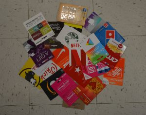 Variety of gift cards offered at local Walgreens