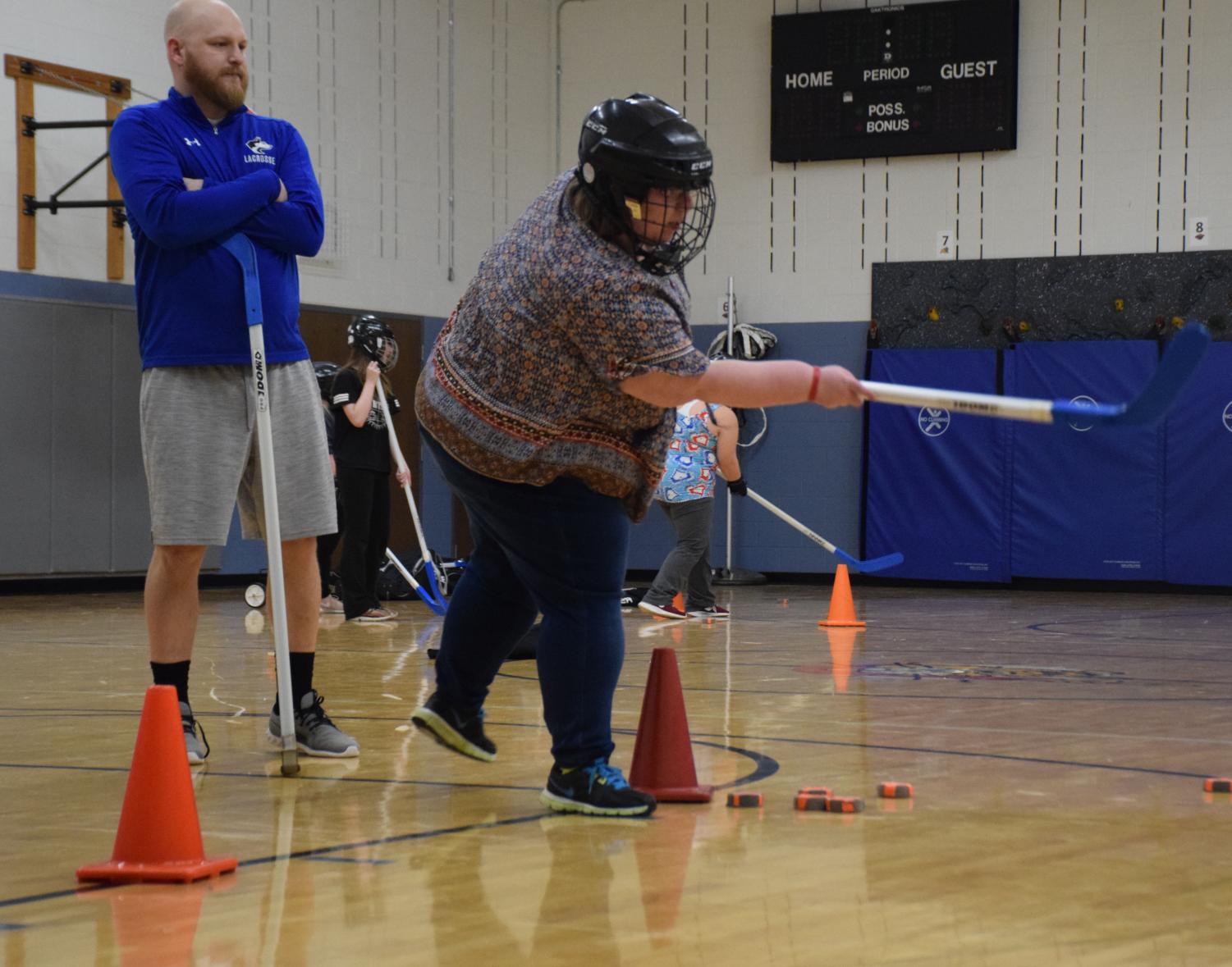 Adapted floor hockey takes the home court