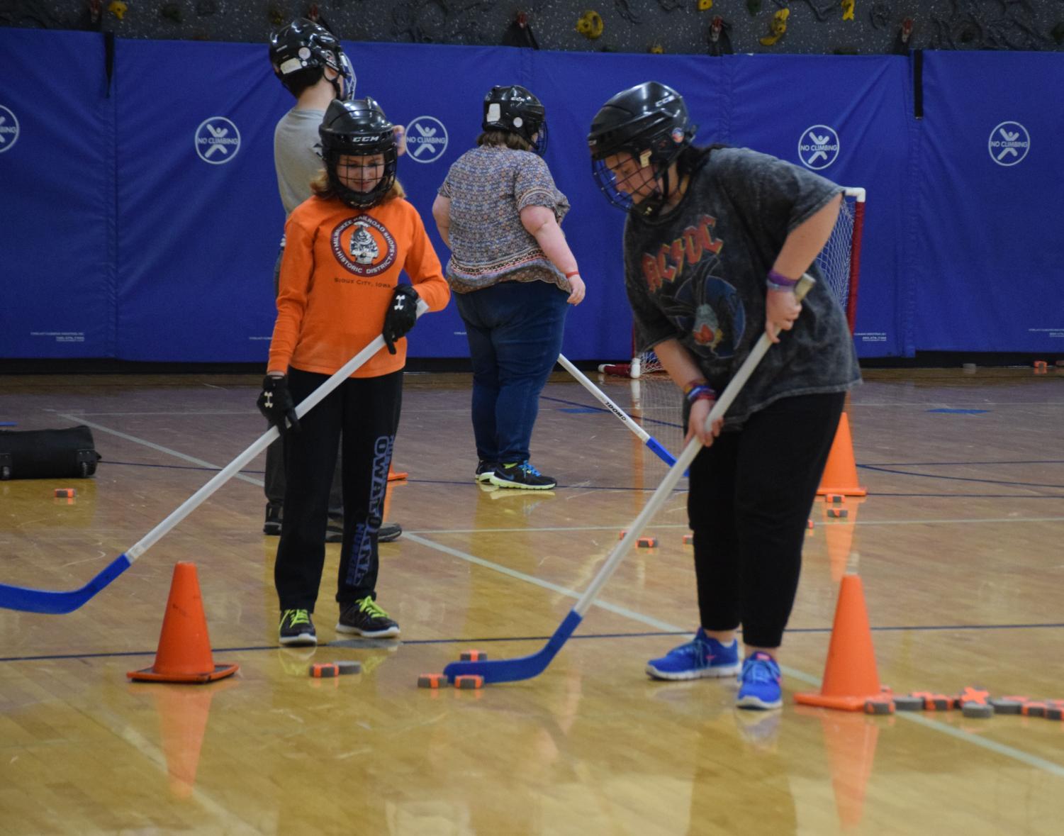 Adapted floor hockey takes the home court