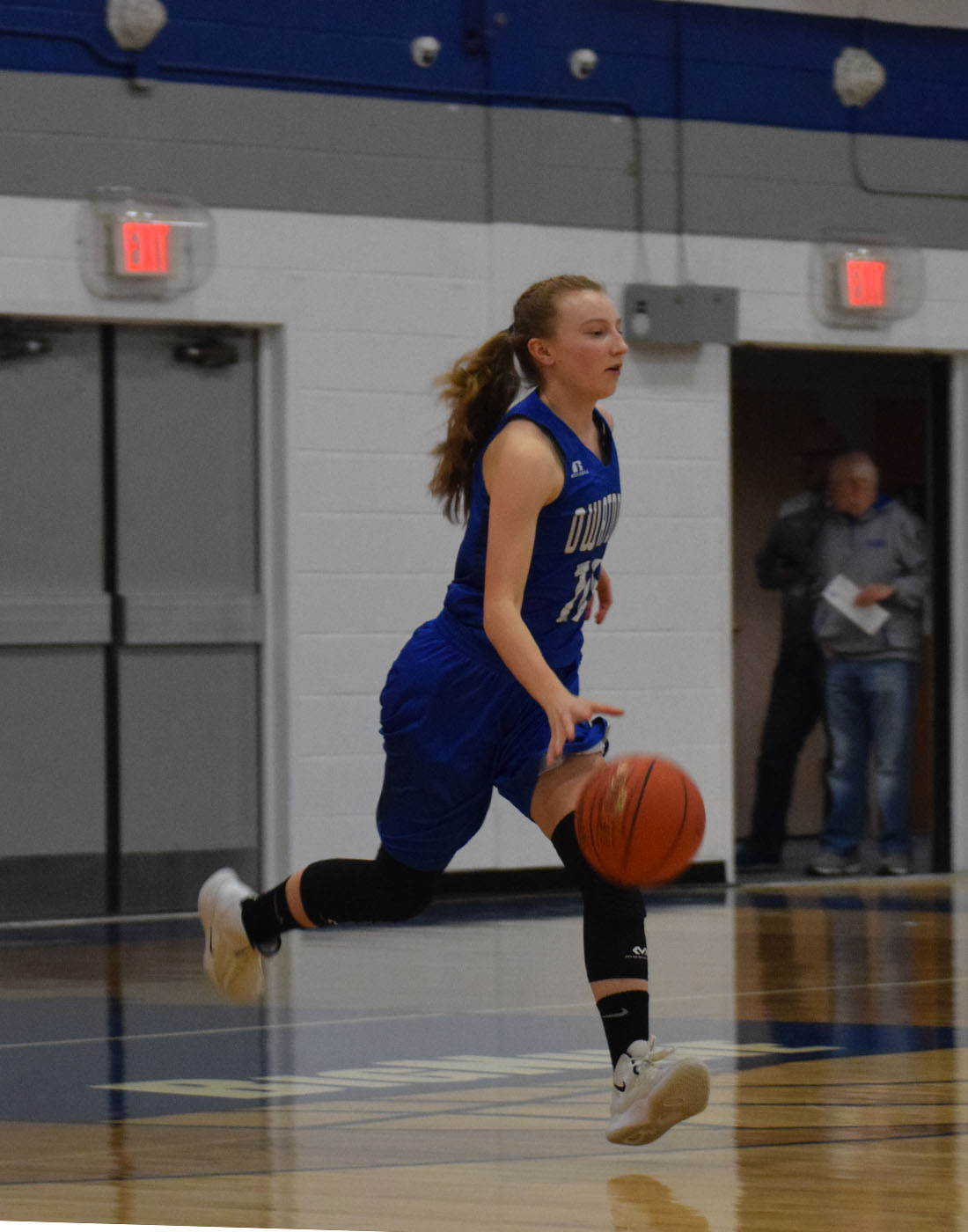 OHS Girls Basketball working it on the court