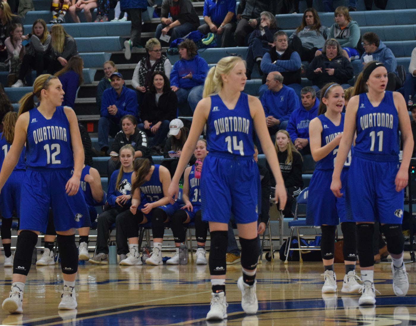 OHS Girls Basketball working it on the court