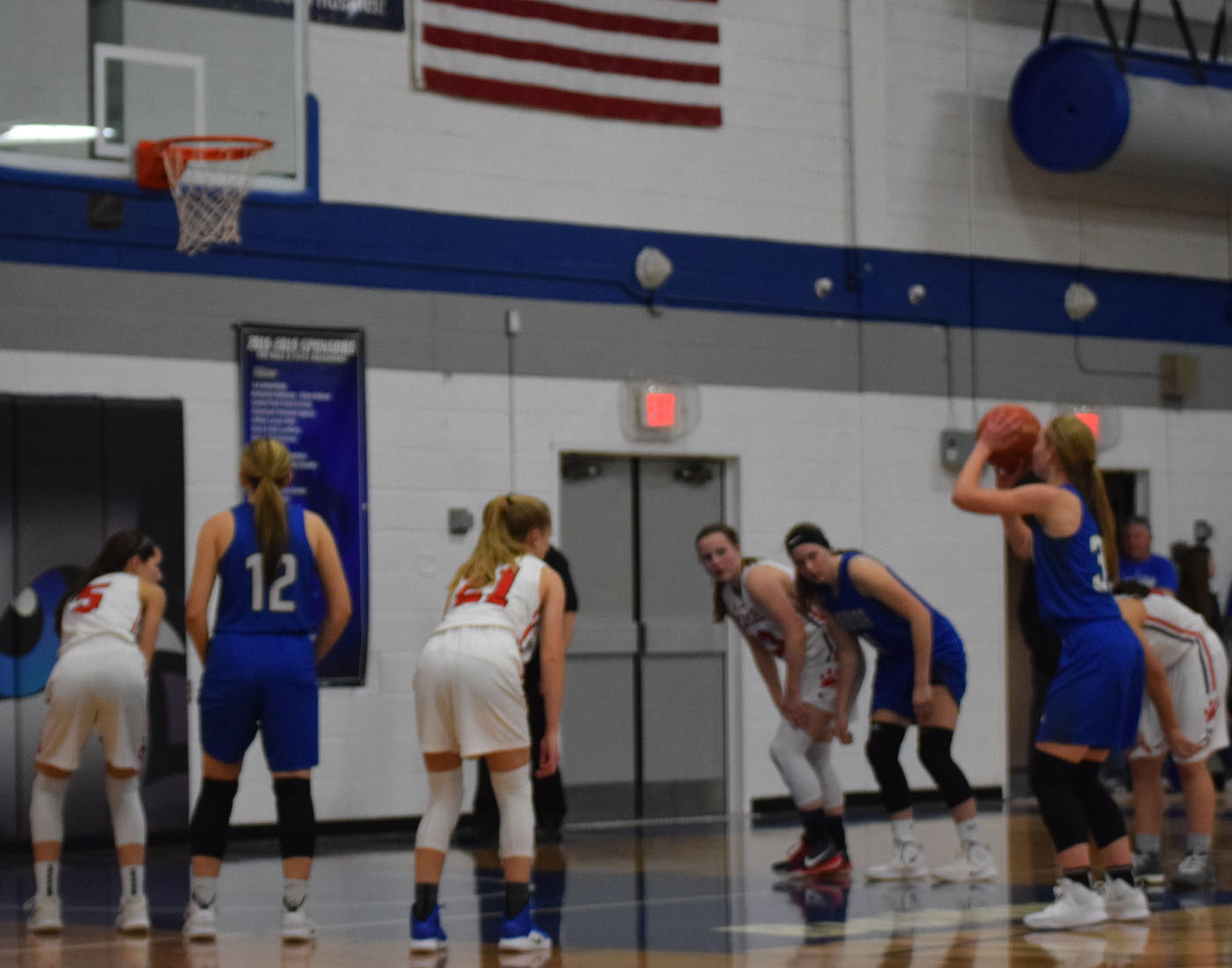 OHS Girls Basketball working it on the court