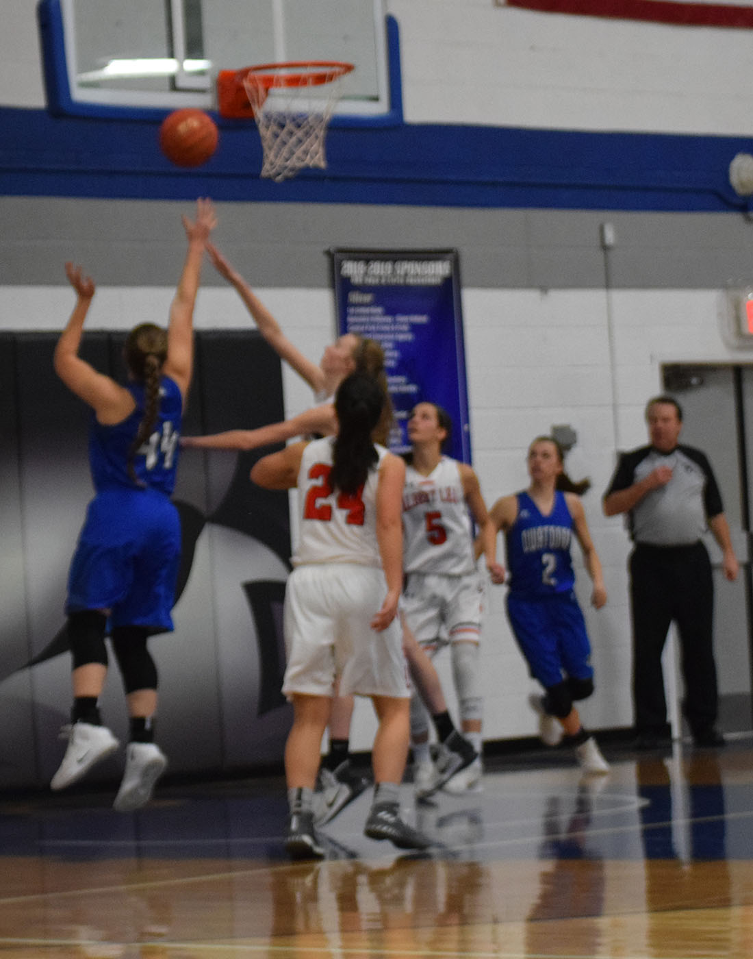 OHS Girls Basketball working it on the court