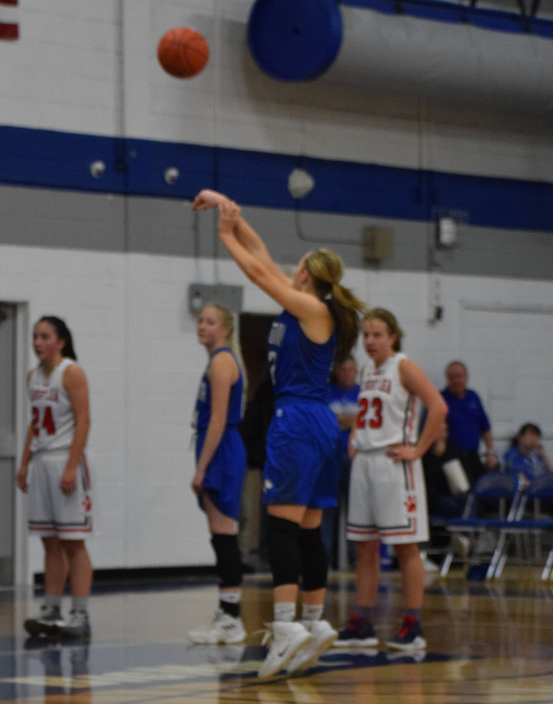 OHS Girls Basketball working it on the court