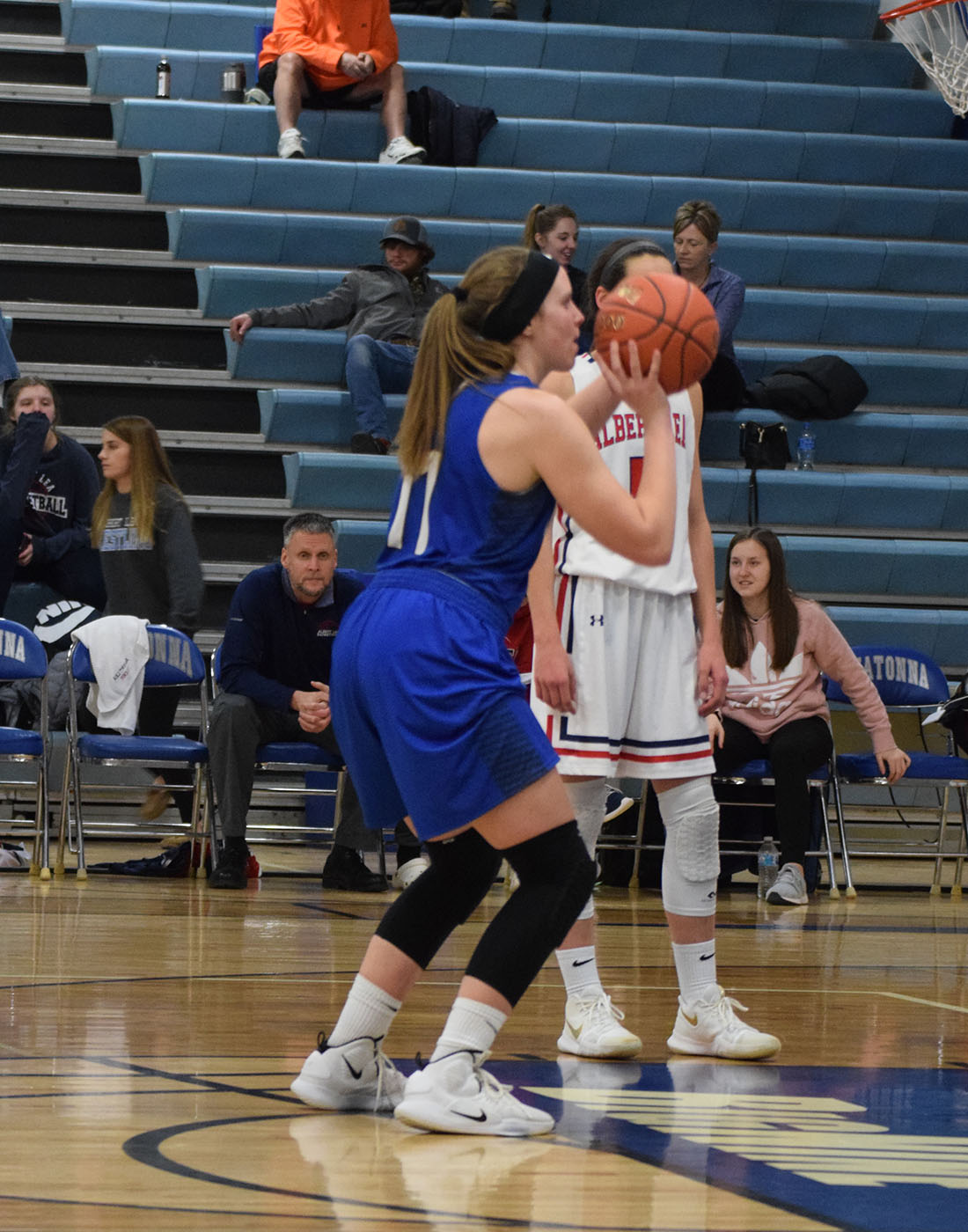 OHS Girls Basketball working it on the court