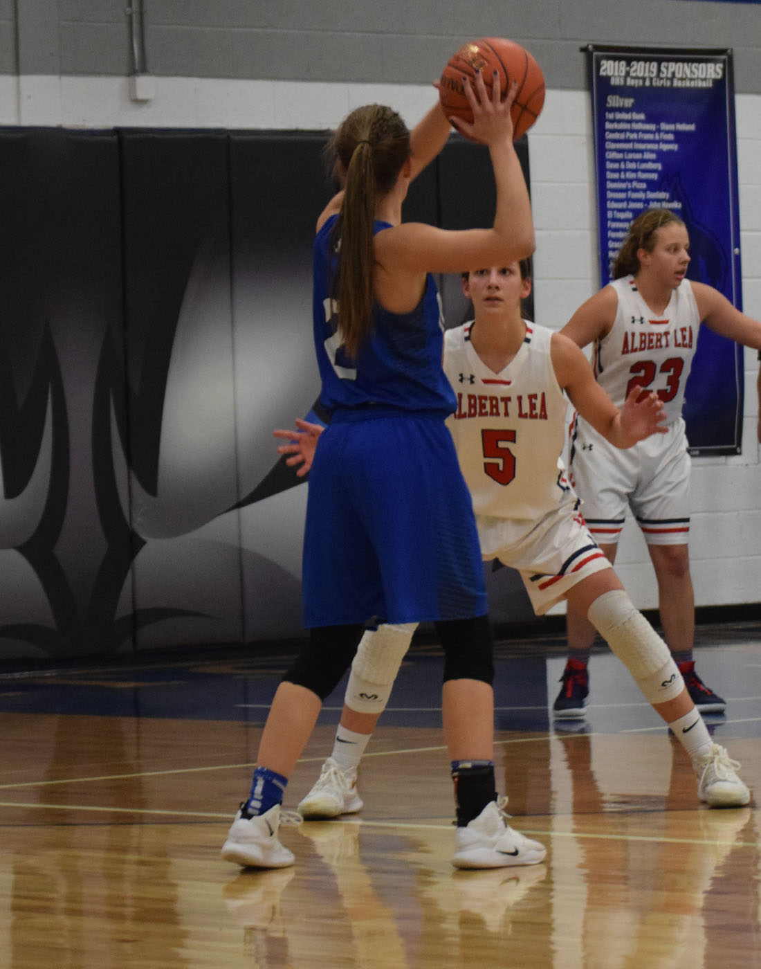 OHS Girls Basketball working it on the court