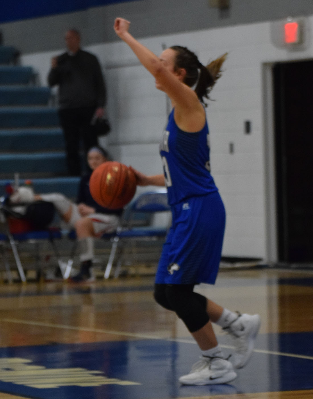 OHS Girls Basketball working it on the court